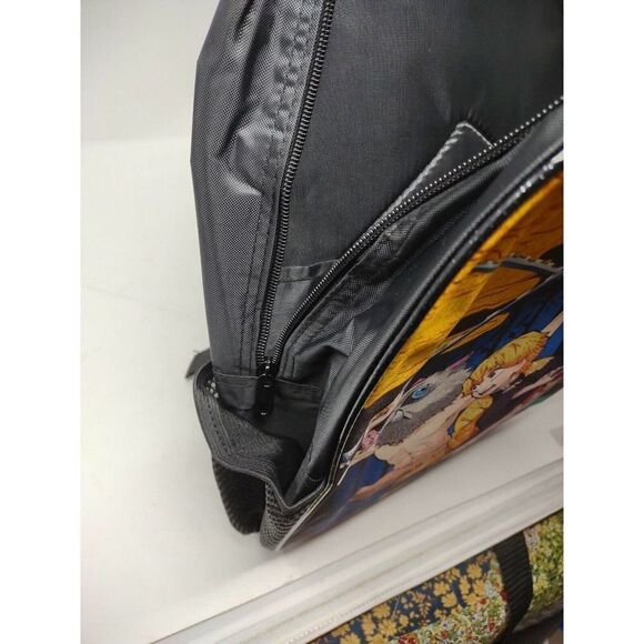 Demon Slayer Manga Backpack Four Characters on front ready for battle pockets - Picture 5 of 6